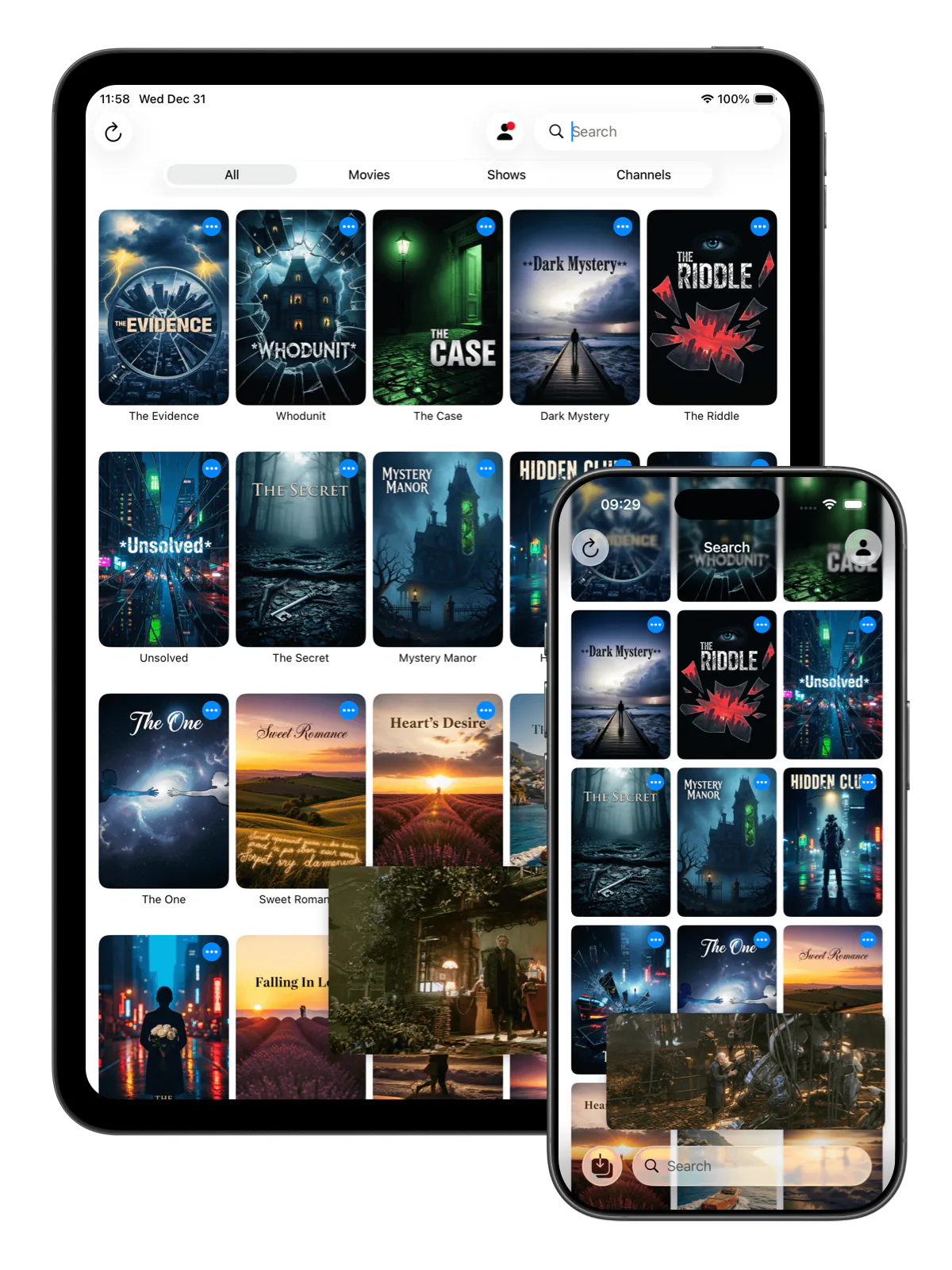 Search across content on iPad and iPhone